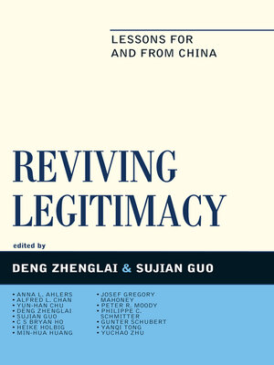 cover image of Reviving Legitimacy